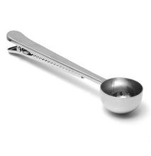 Load image into Gallery viewer, Stainless Steel Coffee Scoop with Bag Clip