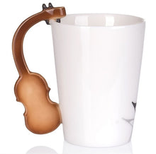 Load image into Gallery viewer, Violin Notes Pattern Freedom Style Ceramic Mugs