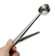 Load image into Gallery viewer, Stainless Steel Coffee Scoop with Bag Clip